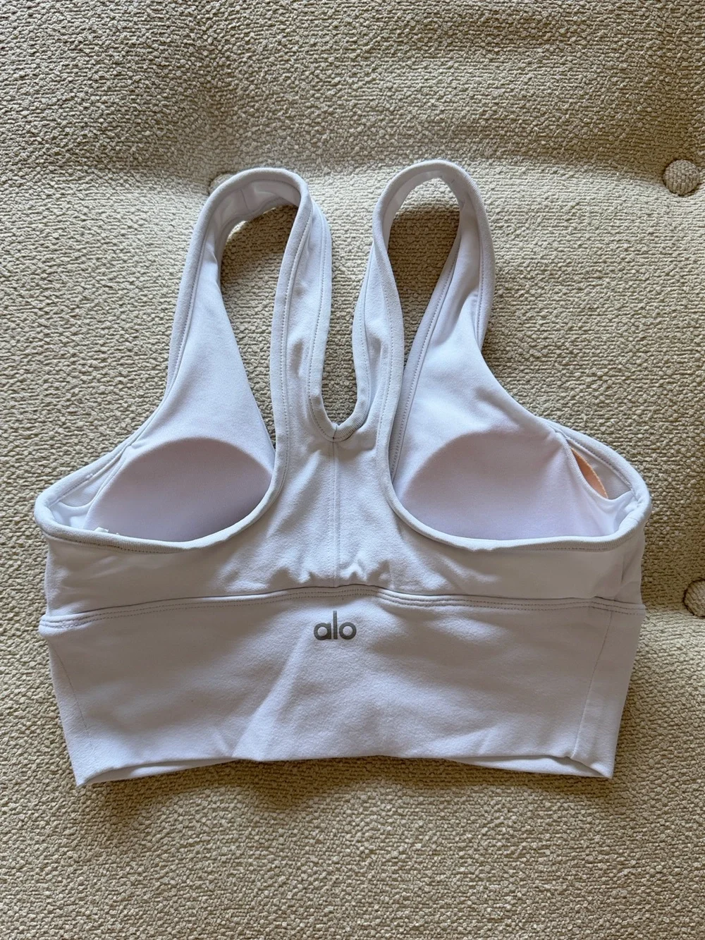 Alo Wild Thing Bra in White